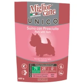 Сухой беззерновой корм Morando MigliorCane Unico Only Ham для собак мелких пород, с прошутто, 800 г