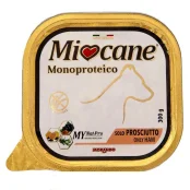 Влажный беззерновой корм Morando MioCane Monoproteico Only Ham для собак, с прошутто, 300 г