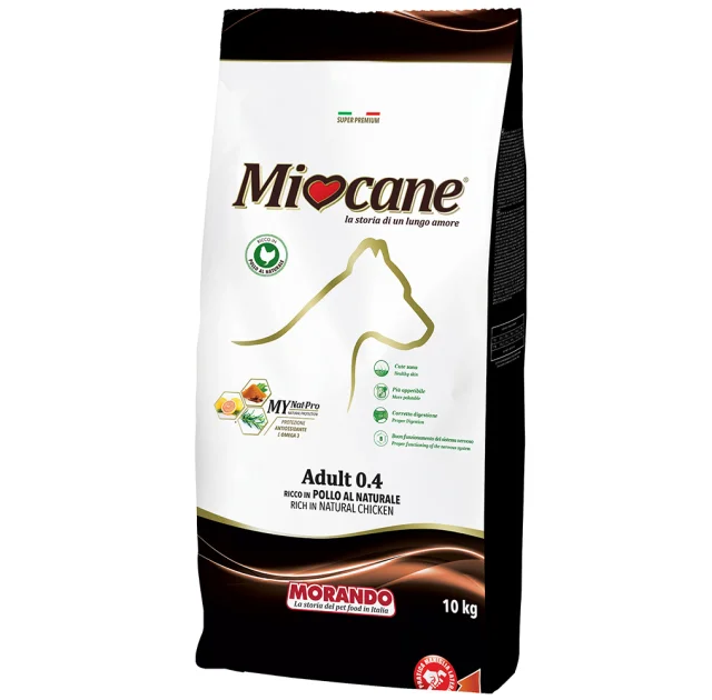 Сухий корм Morando MioCane Adult Mini Chicken для собак дрібних порід, з куркою, 10 кг