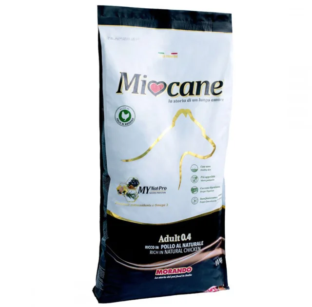 Сухой корм Morando MioCane Adult Chicken для взрослых собак средних пород, с курицей, 10 кг