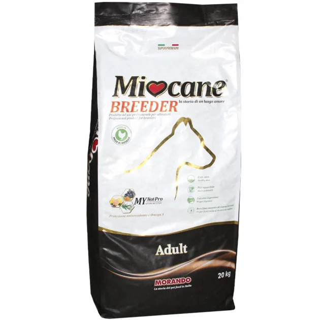 Сухий корм Morando MioCane Adult Lamb & Rice для дорослих собак середніх порід, з ягням і рисом, 20 кг
