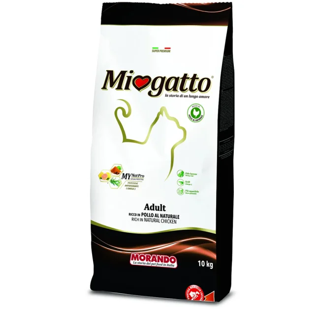 Сухий корм Morando MioGatto Adult Veal & Barley для котів, з телятиною і ячменем, 10 кг