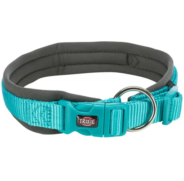 Ошейник Trixie Premium XS-S, для собак, 27-35 см, 10 мм, океан/графит
