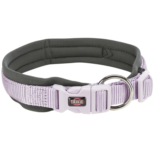 Нашийник Trixie Premium Neoprene Padding для собак, розмір L, 25 мм/49-55 см, бузковий/графіт