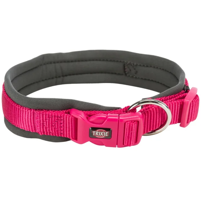 Нашийник Trixie Premium L-XL, для собак, 56-62 см, 25 мм, фуксія / графіт