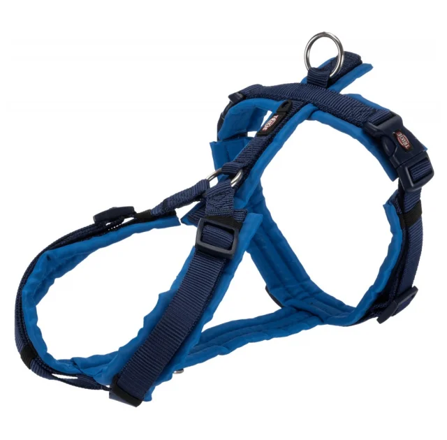 Шлея Trixie Premium Trekking Harness для собак, 80-97 см, 25 мм, размер XL, индиго-синий