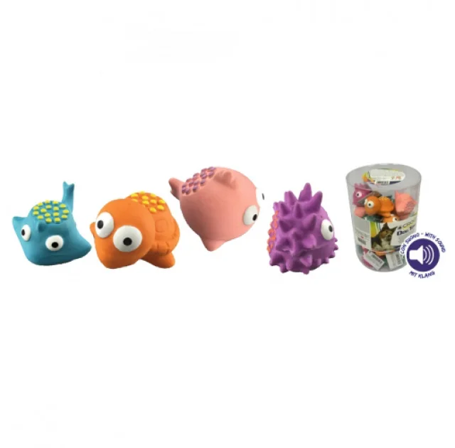Игрушка-пищалка Croci морские жители, для собак, латекс, 5-6 см, цена за 1 шт