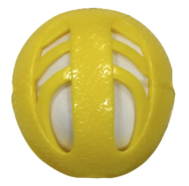 Іграшка Croci Catcher м'яч для собак, гума, жовтий, 10 см, ціна за 1 шт