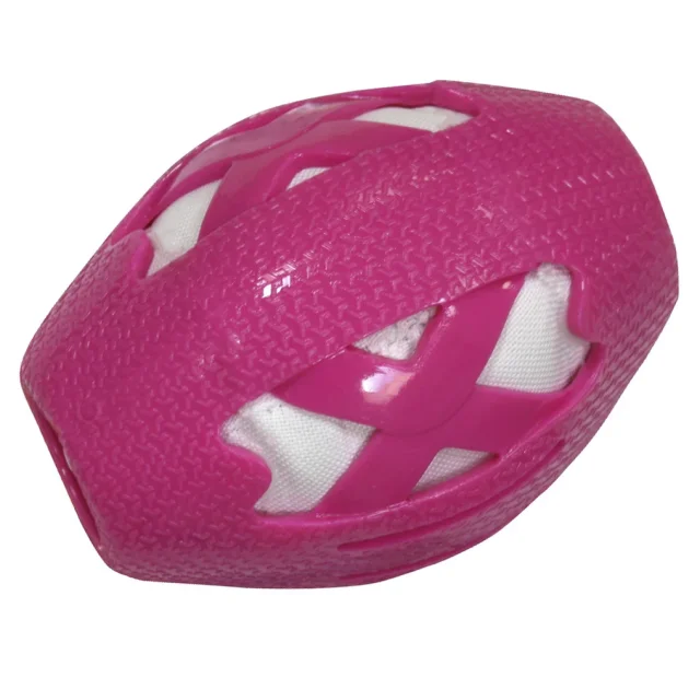 Іграшка Croci Catcher регбі м'яч для собак, гума, рожевий, 14 см, ціна за 1 шт