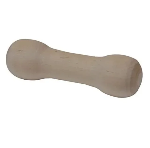 Іграшка Croci гантеля для собак, кругла, дерево, 22×6.5×6.5 см