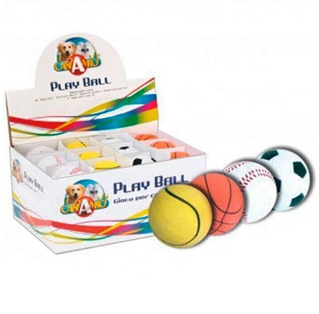 Іграшка Croci м'яч для собак, гума, 5.5 см, 4 види
