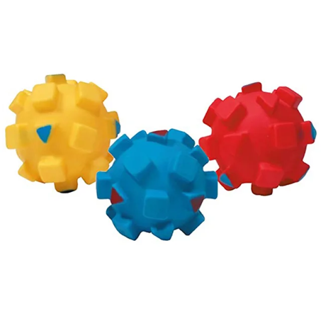 Іграшка Croci м'яч з квадратами для собак, вініл, 9 см