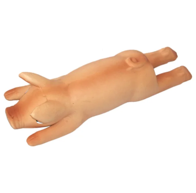 Игрушка-пищалка Croci свинка, для собак, латекс, 25 см