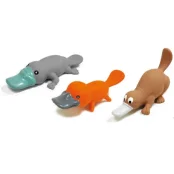 Игрушка-пищалка Croci утконосы, для собак, винил, 19 см