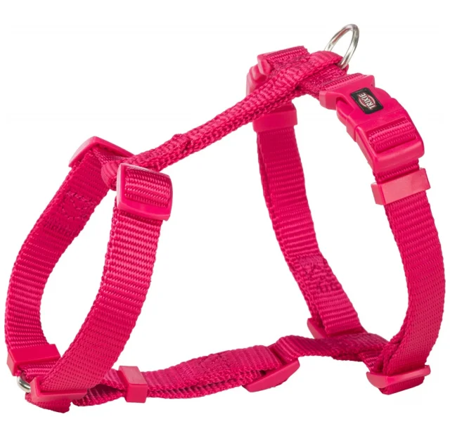 Шлея Trixie Premium H-Harness для собак, 30-44 см, 10 мм, розмір XS-S, фуксія