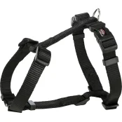 Шлея Trixie Premium H-Harness для собак, 75-120 см, 25 мм, розмір L-XL, чорний