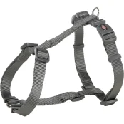 Шлея Trixie Premium H-Harness для собак, 75-120 см, 25 мм, розмір L-XL, графіт