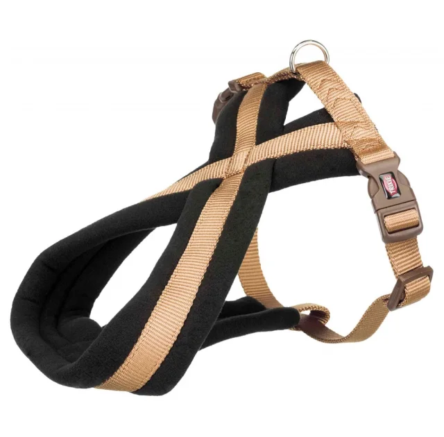 Шлея Trixie Premium Touring Harness для собак, 40-70 см, 20 мм, розмір S-M, карамель