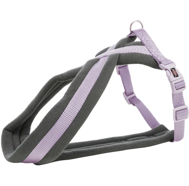 Шлея Trixie Premium Touring Harness для собак, 60-100 см, 25 мм, розмір L, бузковий