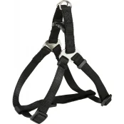 Шлея Trixie Premium One Touch Harness, для собак, 40-50 см, 15 мм, розмір S, чорний