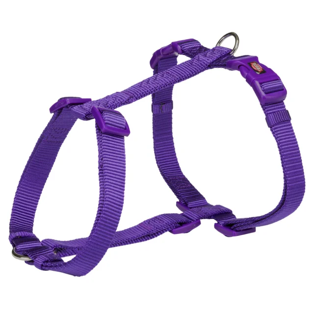 Шлея Trixie Premium H-Harness для собак, 20-32 см, 10 мм, розмір XXS-XS, фіолетовий