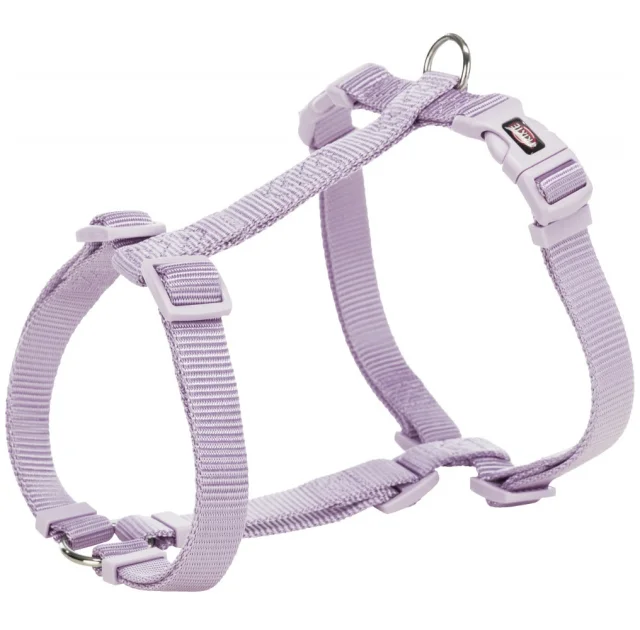 Шлея Trixie Premium H-Harness для собак, 60-87 см, 25 мм, розмір L, бузковий