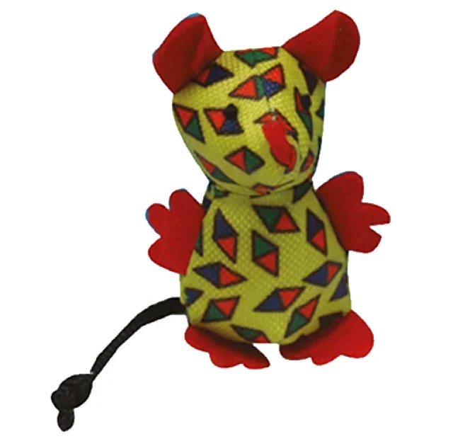 Игрушка Croci мышь Арлекино для котов, 7,5 см