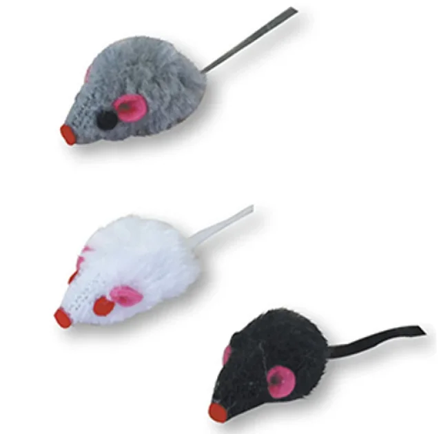 Игрушка Croci мышь маленькая, для котов, 2.5 см, цена за 1 шт