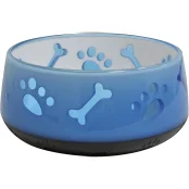 Миска Croci Doggy напівпрозора, для котів і собак, пластик, блакитна, 300 мл, 10 см