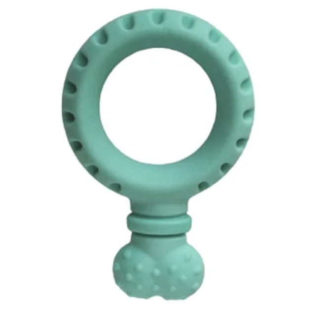 Игрушка AnimAll GrizZzly для собак, сережка, зеленая, 17.4×6.5 см