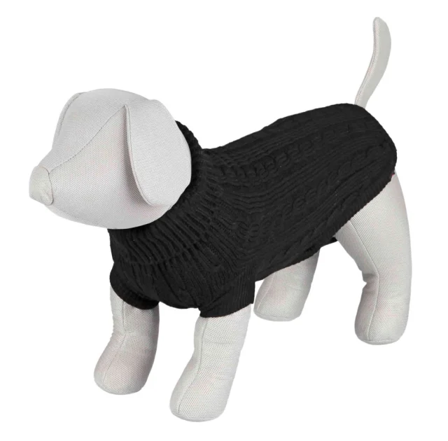 Пуловер Trixie King of Dogs M, для собак, 45 см, черный