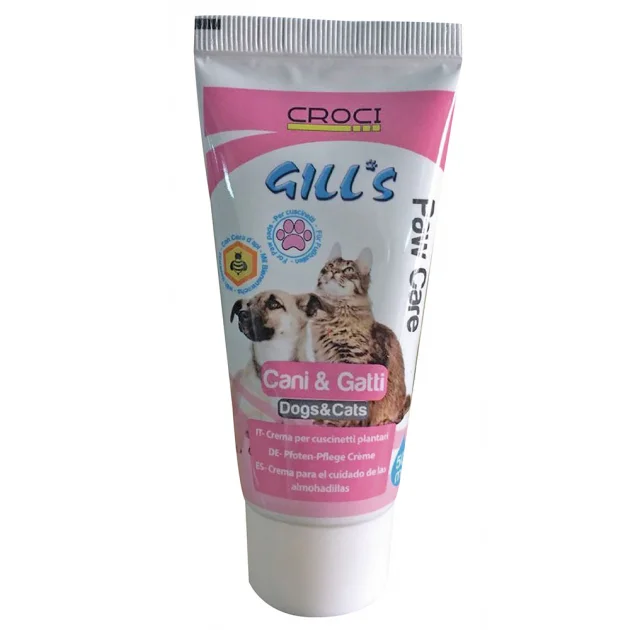 Крем Croci Gill's для подушечек лап котов и собак, 50 мл