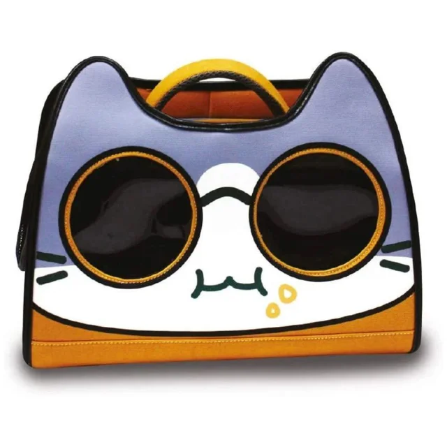 Рюкзак Croci Catmania Tomodachi для котів до 10 кг, оранжевий, 40×20×36 см