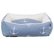 Лежак Trixie Anchor для собак, сине-белый, 50×40 см