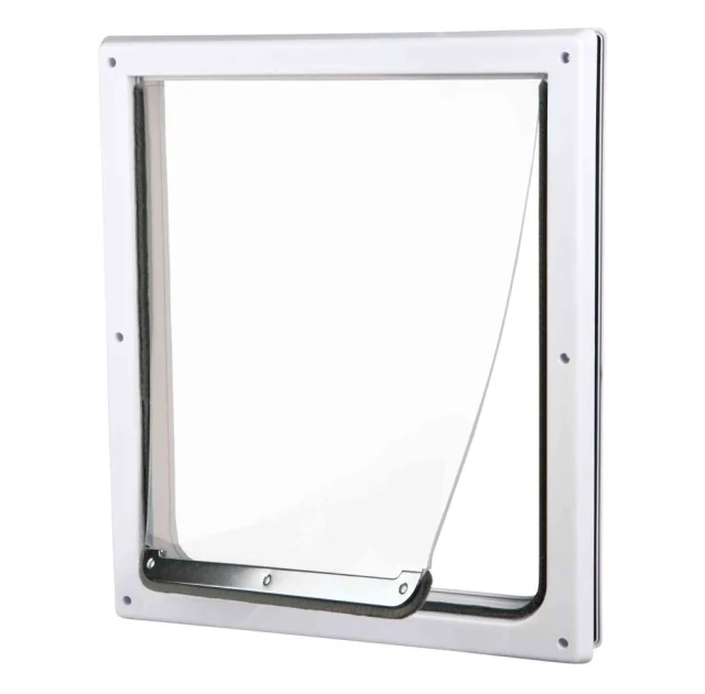 Дверцята Trixie 2-Way Flap M-XL, для собак, 39 × 45 см, білий