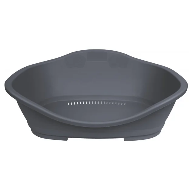 Лежак Trixie Sleeper Plastic Bed для собак, серый, 68×47 см
