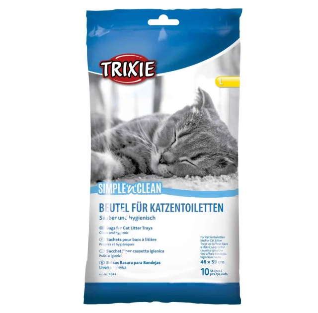 Пакет для котячого туалету Trixie Simple'n'Clean, 46×59 см, 10 шт