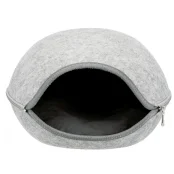 Лежак-пещера Trixie Luna для кошек, серый, 40×24×46 см