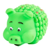 Игрушка свинка-мяч Fox TPR для собак, винил, 6×8 см
