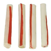 Лакомство полоски Fox для собак, из прессованной кожи с намотанной курицей, 500 г