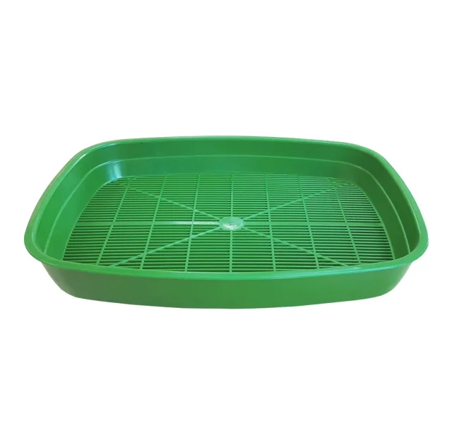 Туалет маленький Fox для кошек, с сеткой, цвета в ассортименте, 37×28×6 см