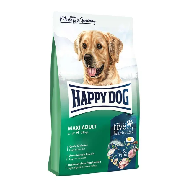 Сухой корм Happy Dog Fit & Well Maxi Adult для взрослых собак крупных пород от 26 кг, 14 кг