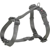 Шлея Trixie Premium H-Harness для собак, 42-60 см, 15 мм, розмір S-M, графіт
