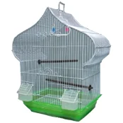 Клітка HomeZoo 408 для птахів, емаль, кольора в асортименті, 37.5×28.5×58 см