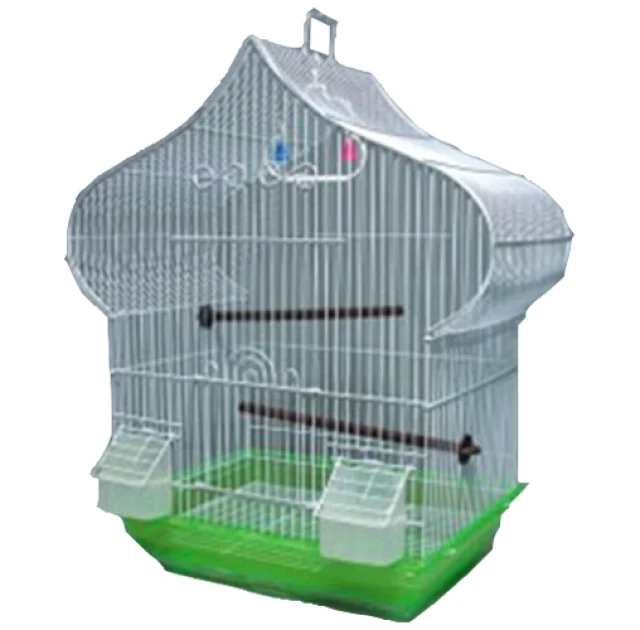 Клітка HomeZoo 408 для птахів, емаль, кольора в асортименті, 37.5×28.5×58 см