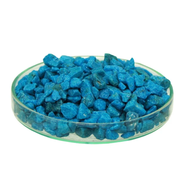 Грунт для акваріума Aqua Nova NCG-5 Fluo Blue, фракція 4-8 мм, 5 кг, синій, 3 л