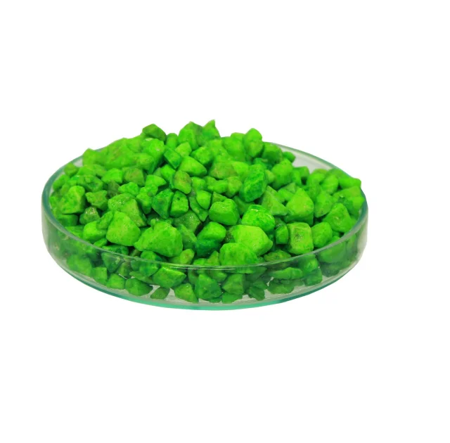 Грунт для аквариума Aqua Nova NCG-5 Fluo Green, фракция 4-8 мм, 5 кг, зеленый, 3 л