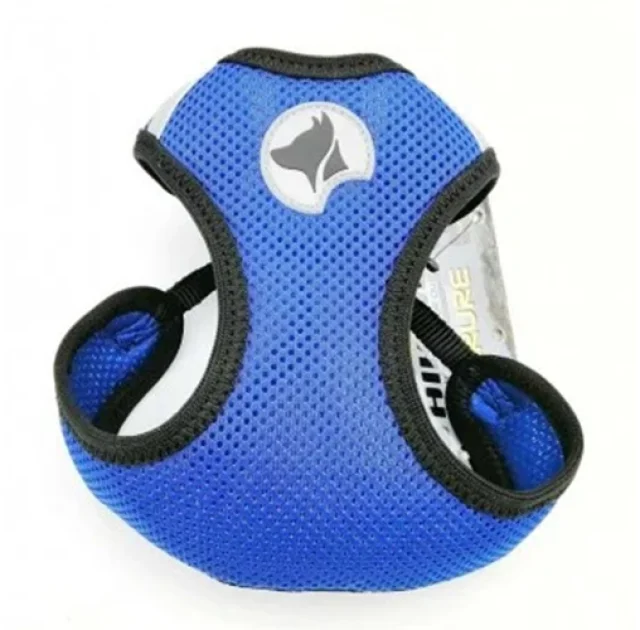 Набор Croci Hiking Parure для собак, шлея+поводок, нейлон, размер XS, синий, 18-20 см/26-29 см