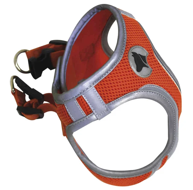 Шлея Croci Hiking Reflective для собак, нейлон, помаранчевий, розмір XS, 30-33 см