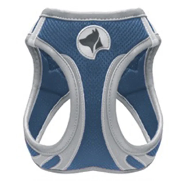 Шлея Croci Hiking Reflective для собак, нейлон, синий, размер XS, 30-33 см